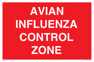 AVIAN INFLUENZA CONTROL ZONE